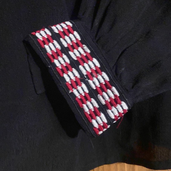 Black MM Vintage Top Sheer Women’s Small - Picture 3 of 5